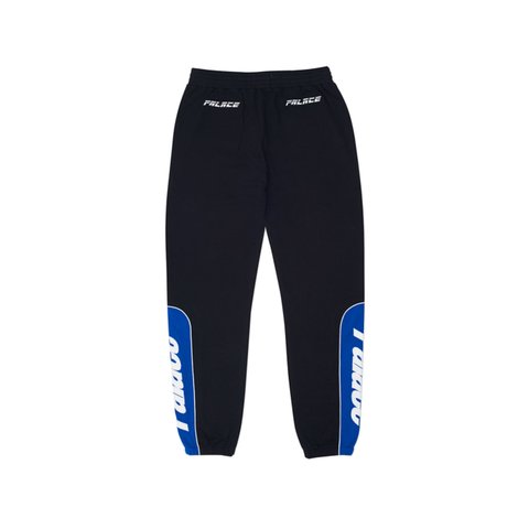 Palace YAMAN TRACK BOTTOM BLACK / BLUE - Colorway