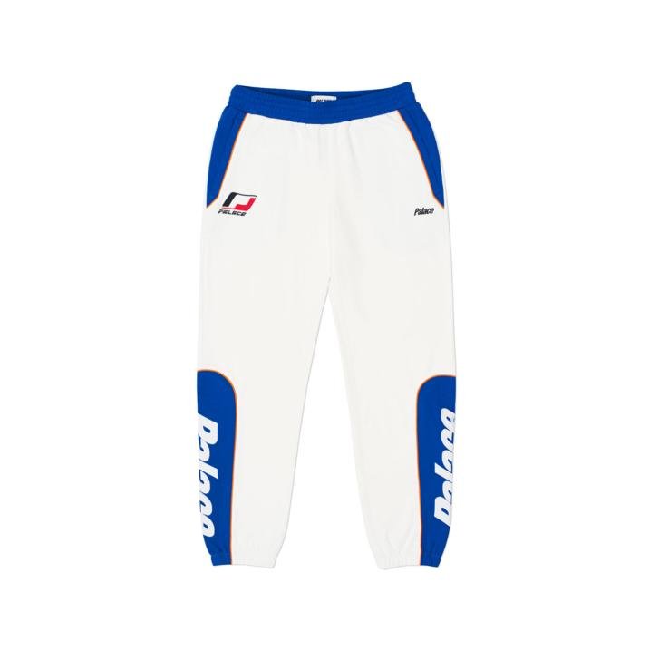YAMAN TRACK BOTTOM WHITE / BLUE