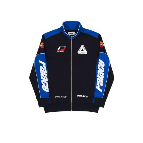 YAMAN TRACK TOP BLACK / BLUE