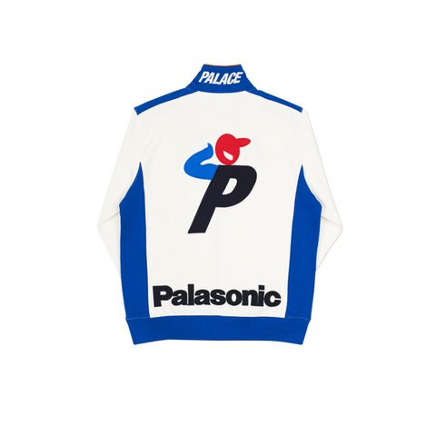 Palace YAMAN TRACK TOP WHITE / BLUE - Colorway