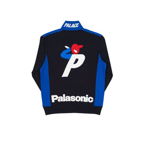 Palace YAMAN TRACK TOP BLACK / BLUE - Colorway