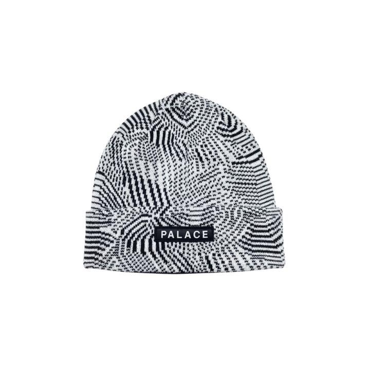 SWIRLY WURLY BEANIE BLACK