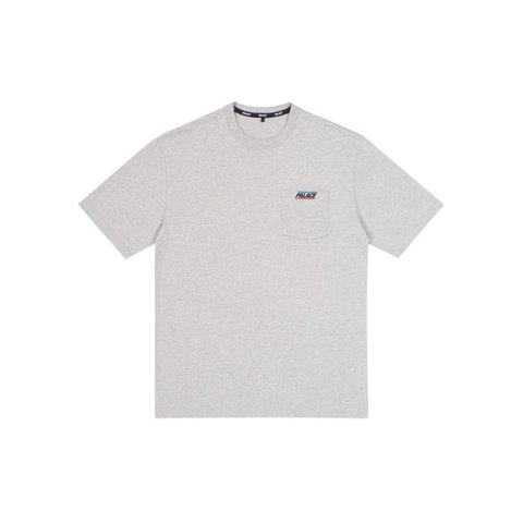 Palace BASICALLY A POCKET T-SHIRT GREY MARL