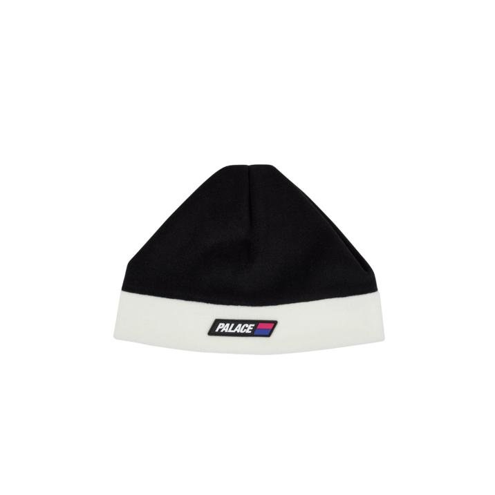 FLEECED BEANIE BLACK / WHITE