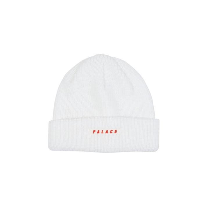SPACED BEANIE WHITE