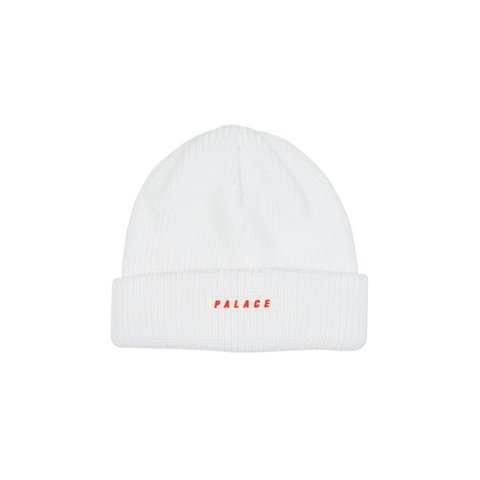 Palace SPACED BEANIE WHITE