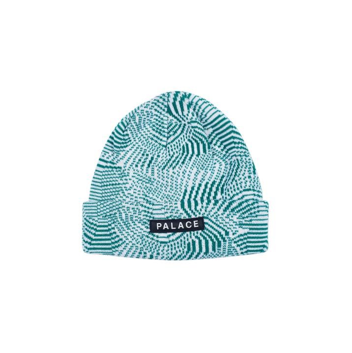 SWIRLY WURLY BEANIE GREEN