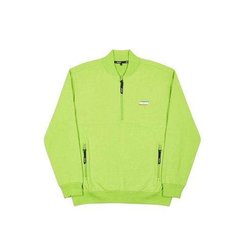 Palace HALF ZIP BOMBER LIME GREEN
