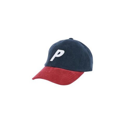 Palace CORDUROY P 6-PANEL NAVY / RED