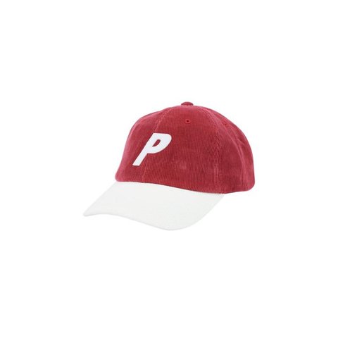 Palace CORDUROY P 6-PANEL RED / WHITE