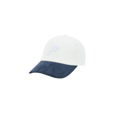 Palace CORDUROY P 6-PANEL WHITE / NAVY