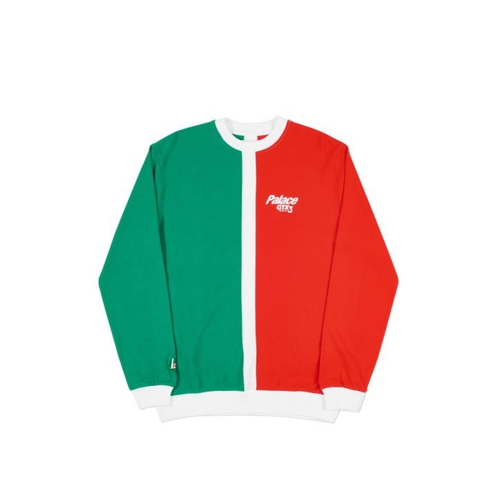 GTX SPLITTER CREW GREEN / WHITE / RED