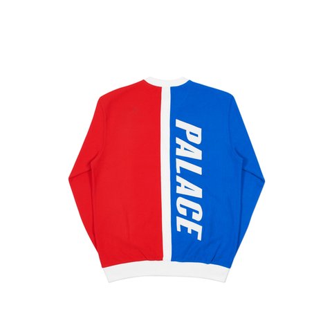 Palace GTX SPLITTER CREW RED / WHITE / BLUE - Colorway