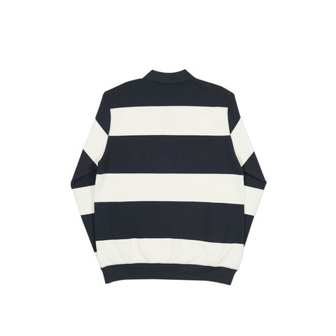 Palace J STRIPE CREW BLACK / WHITE - Colorway