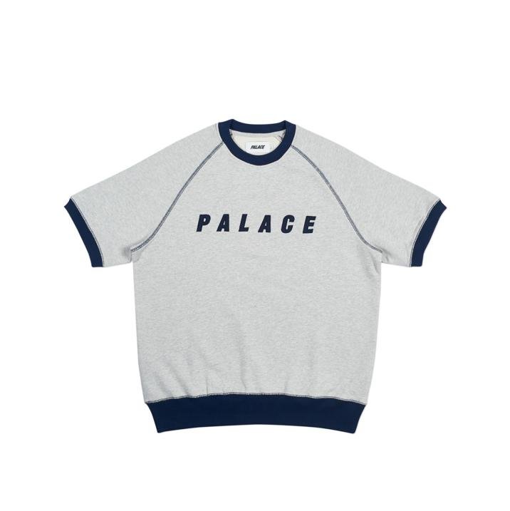 SHORT CREW GREY MARL / NAVY