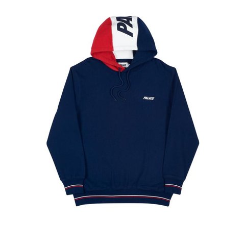 Palace FLAGIN HOOD NAVY