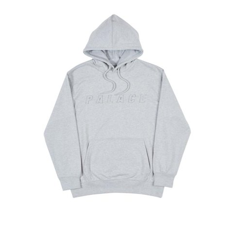 Palace P-A-L HOOD GREY MARL