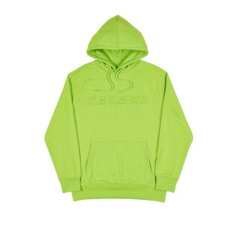 Palace P-A-L HOOD LIME GREEN