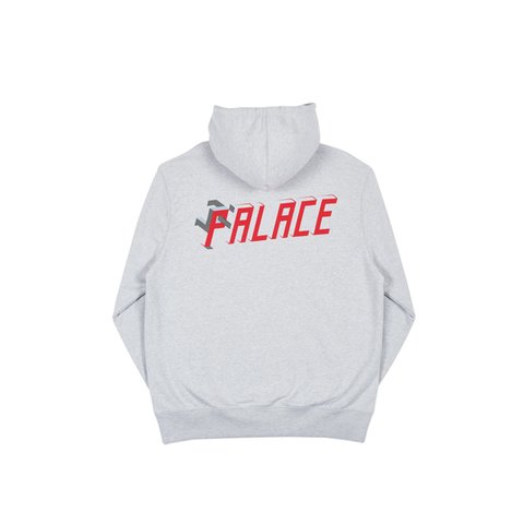 Palace P MAN HOOD GREY MARL - Colorway