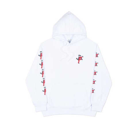 Palace P MAN HOOD WHITE