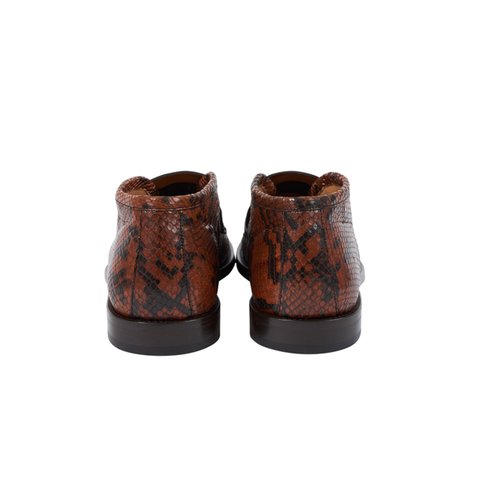 Palace PALACE LOAFER MID DARK BROWN SNAKE PRINT - Colorway
