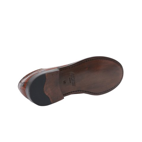 Palace PALACE LOAFER MID DARK BROWN SNAKE PRINT - Colorway