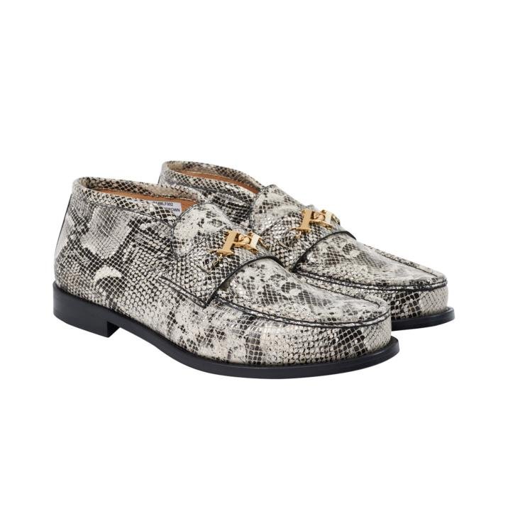 PALACE LOAFER MID GREY SNAKE PRINT