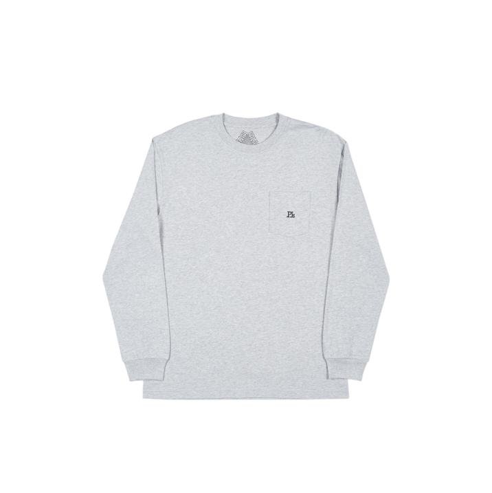 PJ'S POCKET LONGSLEEVE GREY MARL