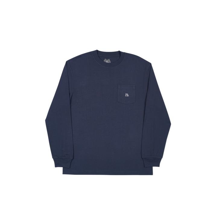PJ'S POCKET LONGSLEEVE NAVY