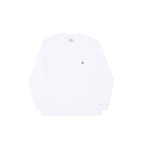 Palace PJ'S POCKET LONGSLEEVE WHITE