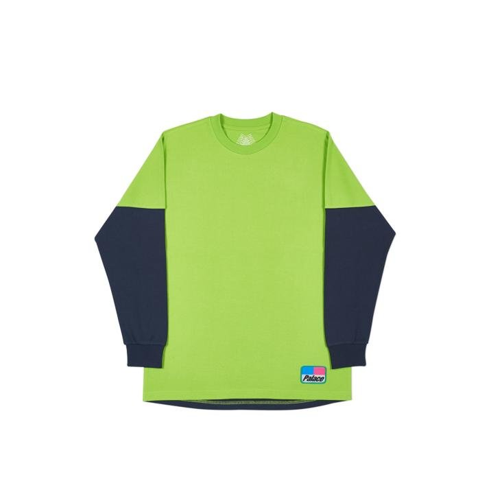 SPLITTER LONGSLEEVE LIME GREEN / NAVY