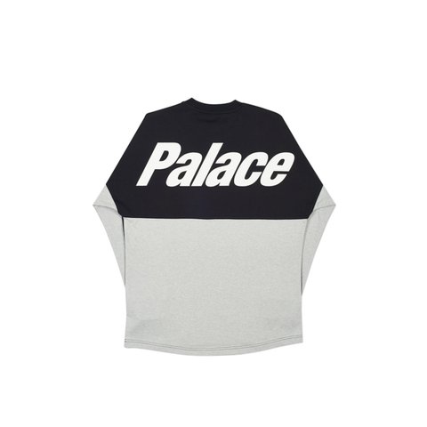 Palace SPLITTER LONGSLEEVE BLACK / GREY MARL - Colorway