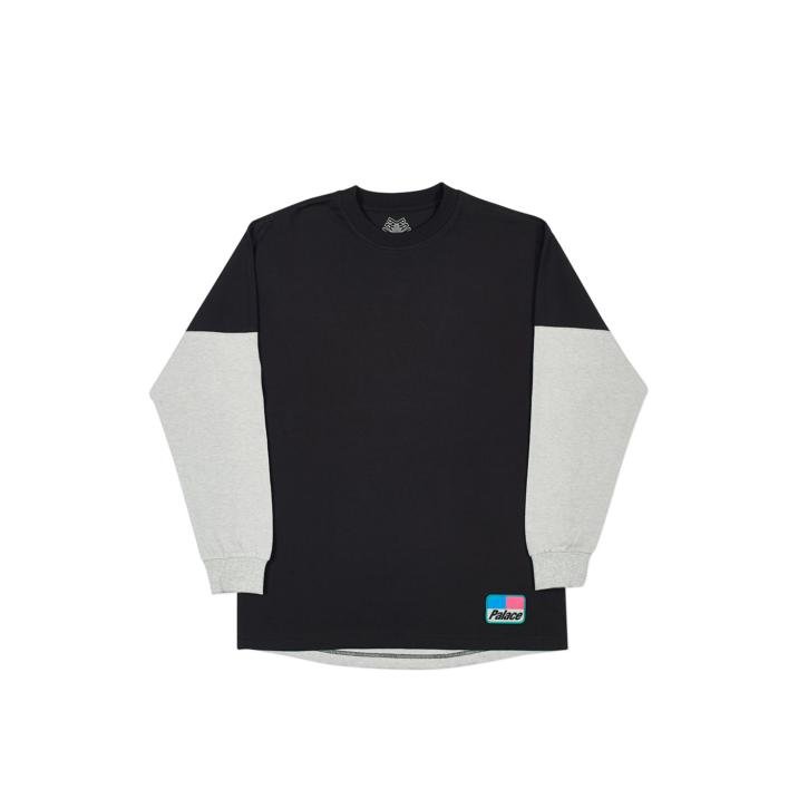 SPLITTER LONGSLEEVE BLACK / GREY MARL