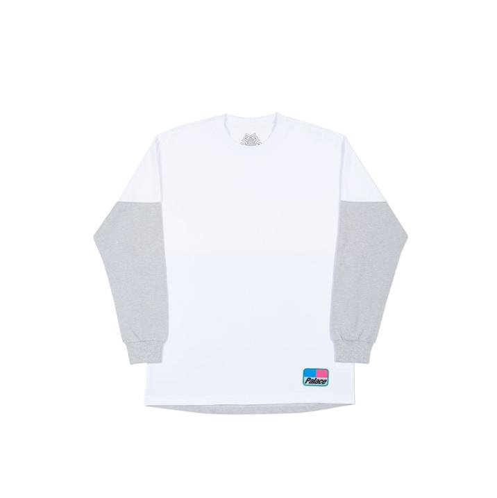 SPLITTER LONGSLEEVE WHITE / GREY MARL