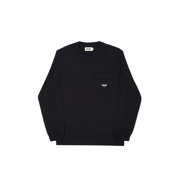 SLUB POCKET LONGSLEEVE BLACK
