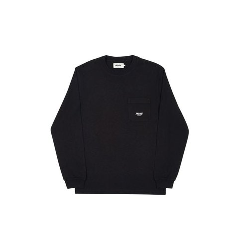 Palace SLUB POCKET LONGSLEEVE BLACK