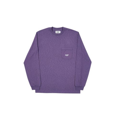 Palace SLUB POCKET LONGSLEEVE GRAPE
