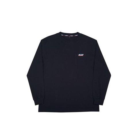Palace BASICALLY A POCKET LONGSLEEVE BLACK