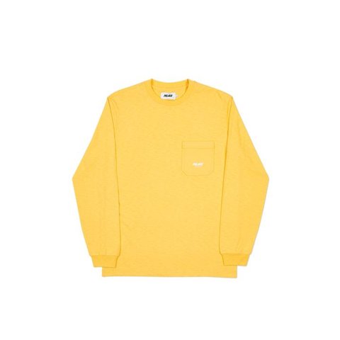Palace SLUB POCKET LONGSLEEVE YELLOW