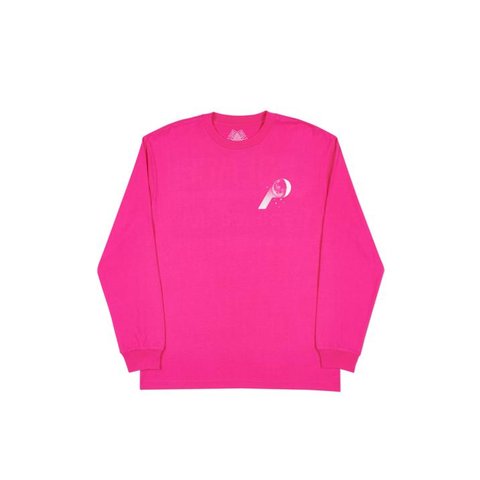 Palace P-MOON LONGSLEEVE HOT PINK