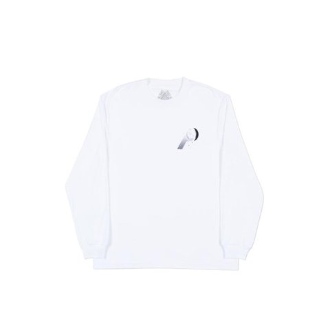Palace P-MOON LONGSLEEVE WHITE