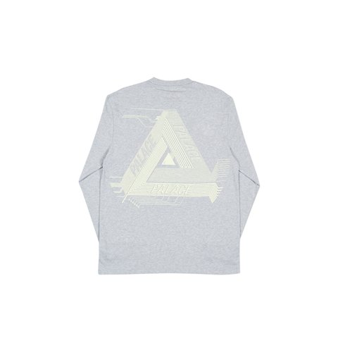 Palace SURKIT LONGSLEEVE GREY MARL - Colorway