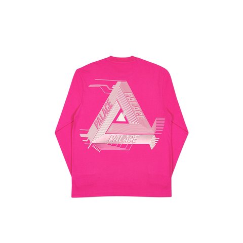 Palace SURKIT LONGSLEEVE HOT PINK - Colorway
