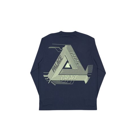 Palace SURKIT LONGSLEEVE NAVY - Colorway