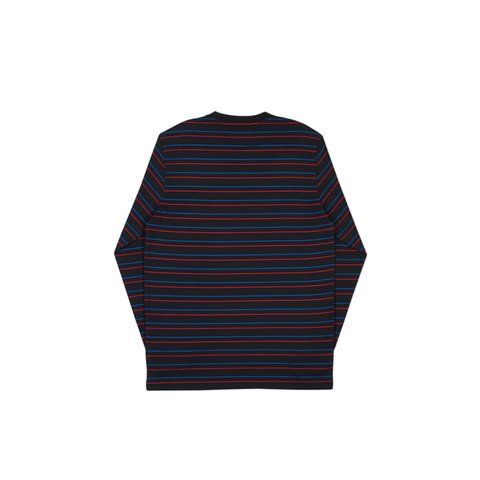 Palace BASICALLY A STRIPE LONGSLEEVE BLACK - Colorway