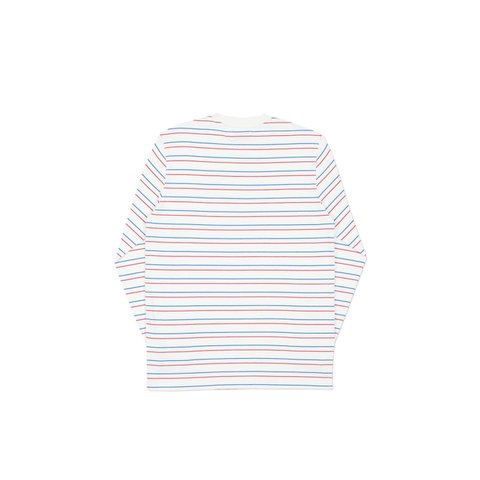 Palace BASICALLY A STRIPE LONGSLEEVE WHITE - Colorway
