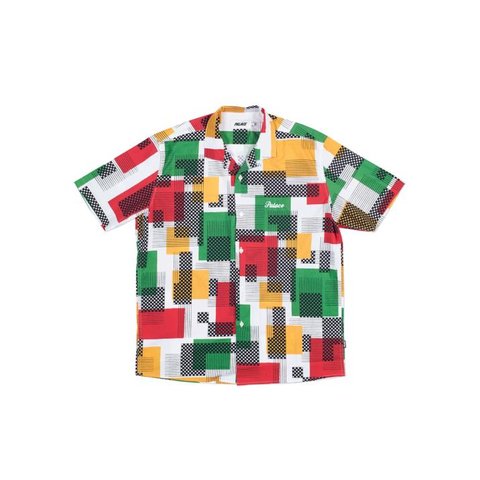 Palace MAXO RELAXO SHIRT RED / YELLOW / GREEN