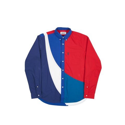 Palace MIXTURE SHIRT RED / WHITE / BLUE