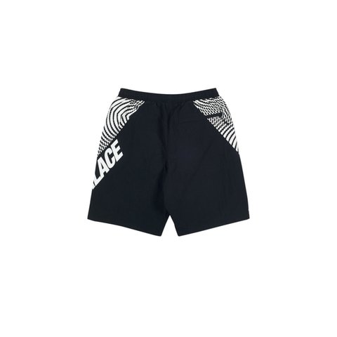 Palace SWIRL SHORTS BLACK / WHITE - Colorway