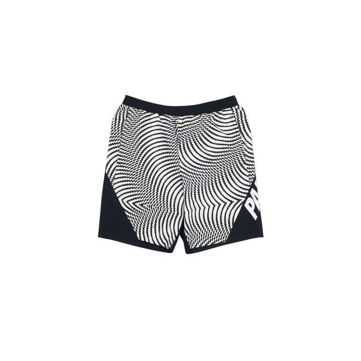 SWIRL SHORTS BLACK / WHITE